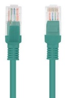 PATCHCORD RJ45 CAT.5e internetový sieťový kábel 1m zelený