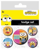 Špendlíky 5ks sada Minions Minions na oblečenie