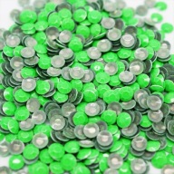 Kovové termo trysky na oblečenie Neon Green 4mm 500