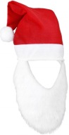 Čiapka Kostým Santa Claus s bradou Santa Claus Christmas Star Christmas