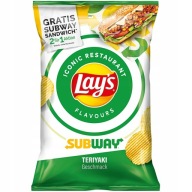 Lay's Subway Teriyaki Sendvičové chipsy s príchuťou kura 150g USA