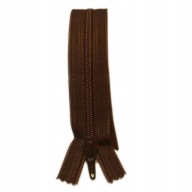 YKK plastový zips 20cm na nohavice HNEDÁ 570