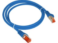Prepojovací kábel S/FTP kat.6A LSOH 0,5m modrý ALANTEC