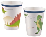 Poháre s dinosaurami Dino Poháre Dinosaurs 8 ks.