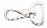 Kovová karabínka 26 mm Nikel Polish Keychain