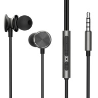 Káblové slúchadlá do uší Joyroom Wired Series JR-EW03 – tmavosivé