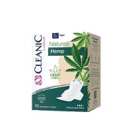 CLEANIC NATURALS Hemp Night Hygienické vložky, 10 ks.