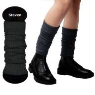 Steven 092 Dámske otepľovače Bavlnená melanžová grafika