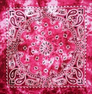 Bandana bandana bandana ružový ombre šál