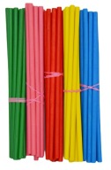 KREATÍVNE DREVENÉ FAREBNÉ TYČKY 15cm 50ks