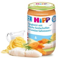 HiPP BIO špagety s pollockom a zeleninou v omáčke