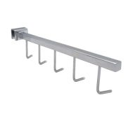 RÁMOVÝ VEŠIAK 5 HÁKOV 40cm NA PREDAJNÚ PANEL