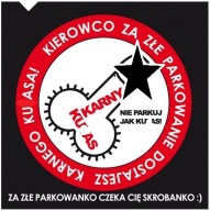 20x Pokutové NÁLEPKY za zlé parkovanie POKUTA F*CK