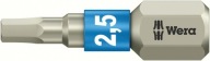 Skrutkovací bit z nerezovej ocele HEX 2,5x25mm WERA