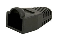 Kryt zástrčky RJ45, 50 ks, čierny