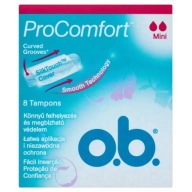 O.B. PROCOMFORT Účinné MINI tampóny, 8 kusov