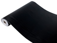 Matná čierna drevená dyha na nábytok, skrine, komody