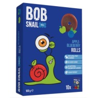 SLIMAJSKÝ BOB SLIMAJSKÝ OVOCNÝ SNACK ČUČOROVÉ OBALOVAČE ROLKY 10x 10g bez CUKRU