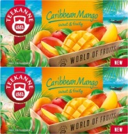 Teekanne World of Fruits Caribbean Mango ovocný čaj 20ks x2