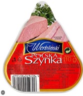 Werbliński Poľská bravčová a hydinová šunka 110 g