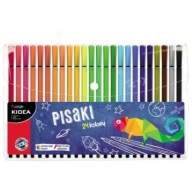 FILTRAČNÉ PERÁ V PÚZRIKU - 24 farieb + omaľovánka