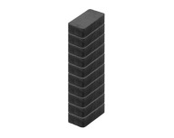 Feritové platňové magnety 24,5X9,85X6 F30 10 ks.