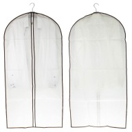 Obliečka na šaty 60 x 120 ecru so zapínaním na zips