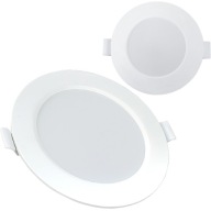 BIELA ​​ZAPOMATNÁ OKRUHOVÁ LAMPA SVIETKO LED PANELU 230V 3W 8,3cm STUDENÁ