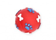 PET NOVA VINYLOVÁ GUĽA PRE PSA HRAČKA 6CM PIŠKA