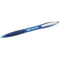 BIC ATLANTIS AUTOMATICKÉ guľôčkové pero, MODRÉ, 1 ks.