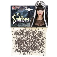 SADA UMELÝCH PAVÚKOV 50 KS HALLOWEEN