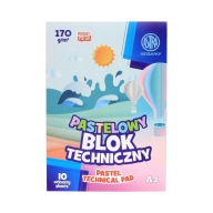 Technický blok A3/10, pastel Astra, 170g