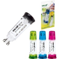 OVÁLNY korektor v páske 5mm x 6m QBR-506 stojaci+stena
