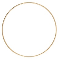 Kovový kruhový okraj pre lapač snov zlatý 25 cm
