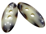 50mm Kabátové gombíky 1 kus farby MIX BÉŽOVÁ HNEDÁ K307 15048