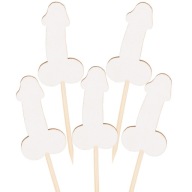 Ozdobné toppery Peniski Cake Topper 5 ks