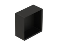 Hmoždinka pre profil 40x40, čierna ZK-01, sada. 2 ks