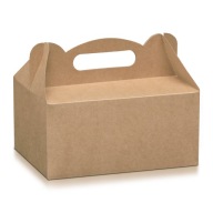 Kraft boxy na tortu, tortu so zlatou vložkou. Ekologický dizajn