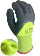 Zimné pracovné rukavice RDRAG IZOLOVANÉ 3/4 Hi-VIS