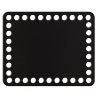 čierny základný košík spodný 13x16cm HDF obdĺžnik