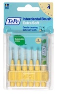 TePe ExtraSoft medzizubné kefky 0,7 mm, svetložlté, 6 ks.