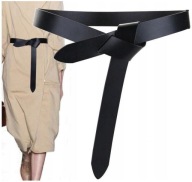 Kožený dámsky dlhý, elegantný opasok