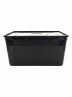 MULTIBOX PLASTOVÝ KONTAJNER 39X26X20,5CM ČIERNA
