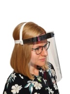 Ochranný štít, tvárový štít, PET maska, farba