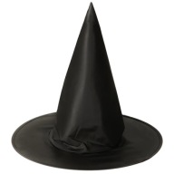 Čierny čarodejnícky klobúk HALLOWEEN Karnevalový outfit