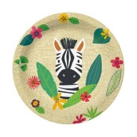 okrúhle PAPIEROVÉ TANIERE JUNGLE 23 CM 8 KS