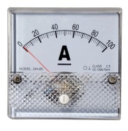ANALOGOVÝ AMPÉROMETER Štvorcový ampérmeter VEĽKÝ PANEL 100A
