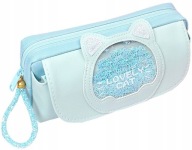 Cat Pencil Case školská kľúčenka mačka kozmetička
