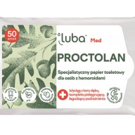 Luba Proctolan Med vlhčený papier na hemoroidy 50 ks