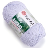 YarnArt Jeans Bamboo 126 Svetlá levanduľová priadza